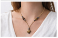 Tiger's Eye Drop Necklace